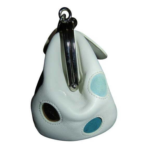 Coach 2005 Special Limited Edition Polka Dot Kisslock Gallery Frame Bag 3679 - Picture 5 of 12